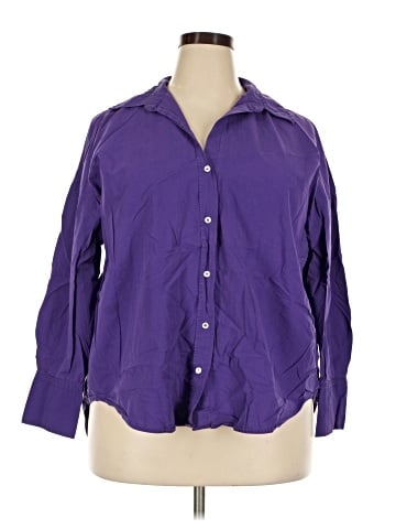 Zara Long Sleeve Button-Down Shirt (view 1)