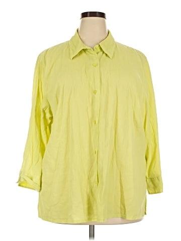 Talbots 3/4 Sleeve Button-Down Shirt (view 1)
