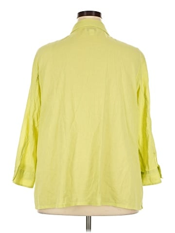 Talbots 3/4 Sleeve Button-Down Shirt (view 2)