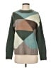 Design History Color Block Green Pullover Sweater Size S - photo 1