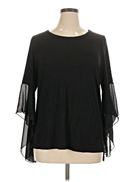 Pebble And Stone 3/4 Sleeve Blouse