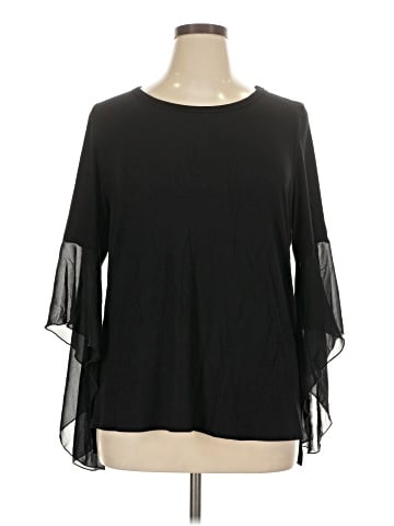Pebble and Stone 3/4 Sleeve Blouse (view 1)