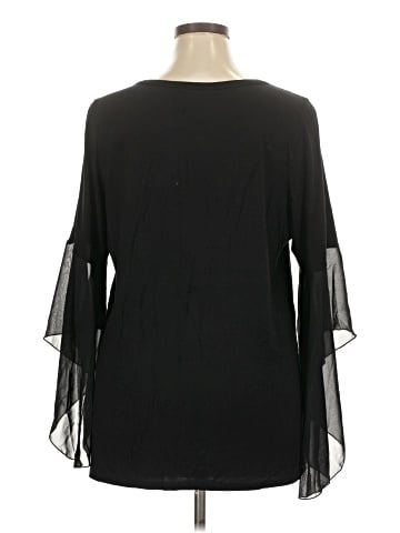 Pebble and Stone 3/4 Sleeve Blouse (view 2)