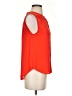 Joie Orange Sleeveless Button-Down Shirt Size S - photo 4