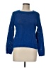 Talbots 100% Cotton Blue Pullover Sweater Size Med Petite - photo 1