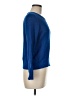 Talbots 100% Cotton Blue Pullover Sweater Size Med Petite - photo 4