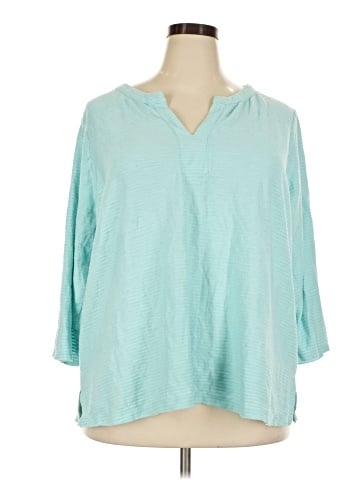 Liz Claiborne 3/4 Sleeve Blouse (view 1)