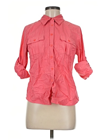 IZOD 3/4 Sleeve Button-Down Shirt (view 1)