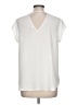 DR2 100% Polyester Ivory Short Sleeve Blouse Size L - photo 2