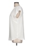 DR2 100% Polyester Ivory Short Sleeve Blouse Size L - photo 5