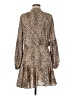 AaKaa 100% Polyester Animal Print Tan Casual Dress Size M - photo 2