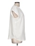 DR2 100% Polyester Ivory Short Sleeve Blouse Size L - photo 4