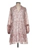 Express 100% Polyester Paisley Pink Casual Dress Size S - photo 1