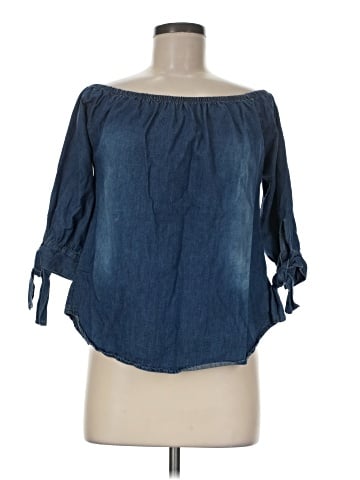 Derek Heart 3/4 Sleeve Blouse (view 1)