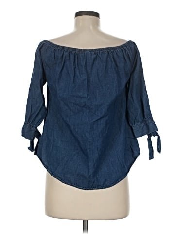 Derek Heart 3/4 Sleeve Blouse (view 2)