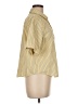 Eliane Rose Stripes Yellow Short Sleeve Blouse Size M - photo 4