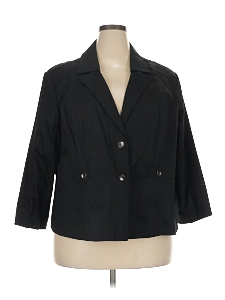 Pre-owned Cato Blazer Jacket In Black