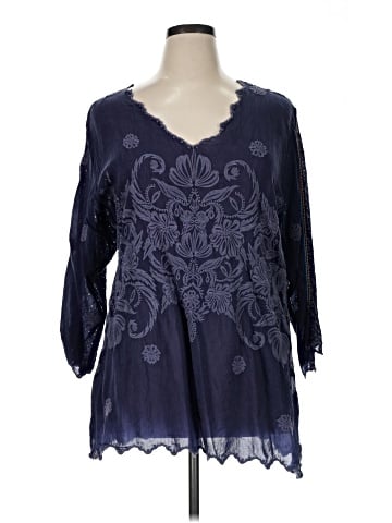 Johnny Was 3/4 Sleeve Blouse (view 1)