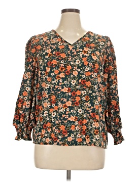 Emery Rose 3/4 Sleeve Blouse