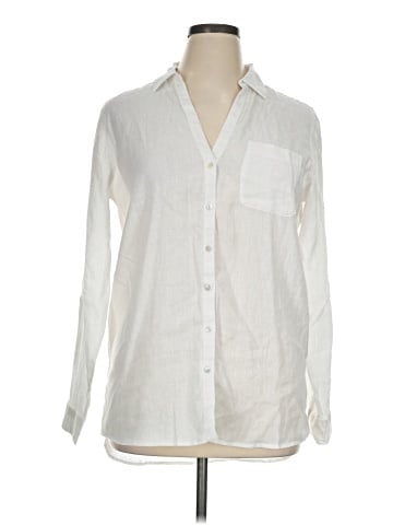 Sigrid Olsen Long Sleeve Button-Down Shirt (view 1)