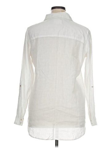 Sigrid Olsen Long Sleeve Button-Down Shirt (view 2)