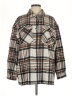 HFX Plaid Brown Long Sleeve Button-Down Shirt Size M - photo 1