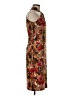 Taylor 100% Polyester Print Brown Cocktail Dress Size 6 - photo 4