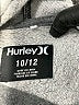 Hurley Gray Pullover Hoodie Size 10 - 12 - photo 3