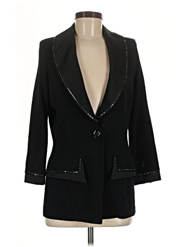 St. John by Marie Gray Wool Blazer (view 1)