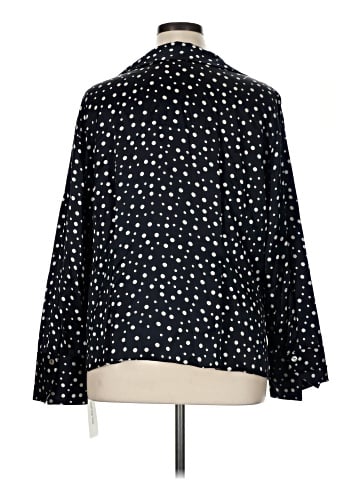 Vince. Long Sleeve Silk Top (view 2)