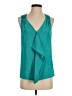 Covington 100% Polyester Teal Sleeveless Blouse Size S - photo 1