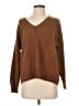 Vince Camuto Solid Brown Pullover Sweater Size S - photo 1