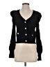 Express 100% Nylon Black Cardigan Size S - photo 1