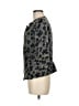 Etcetera 100% Polyester Print Black Blazer Size 8 - photo 5