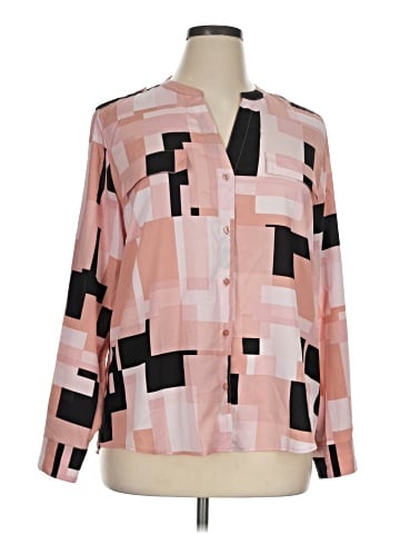 Calvin Klein Long Sleeve Blouse (view 1)