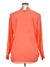 Calvin Klein 100% Polyester Orange Long Sleeve Blouse Size XL - photo 2
