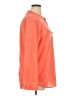 Calvin Klein 100% Polyester Orange Long Sleeve Blouse Size XL - photo 4