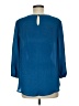 41Hawthorn 100% Polyester Blue 3/4 Sleeve Blouse Size M - photo 2