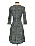 Max Studio Argyle Blue Casual Dress Size S - photo 2