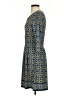 Max Studio Argyle Blue Casual Dress Size S - photo 5