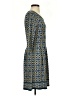 Max Studio Argyle Blue Casual Dress Size S - photo 4