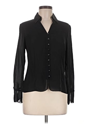 Ann Taylor Long Sleeve Silk Top (view 1)
