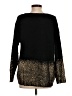 Francesca's 100% Acrylic Metallic Black Pullover Sweater Size S - photo 2