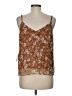 Heartloom 100% Polyester Brown Sleeveless Blouse Size M - photo 2
