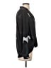 Trouve 100% Polyester Black Long Sleeve Blouse Size S - photo 4