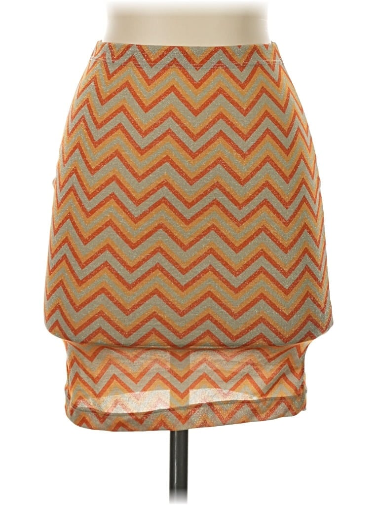 Pre-owned Triangl Casual Skirt In Orange