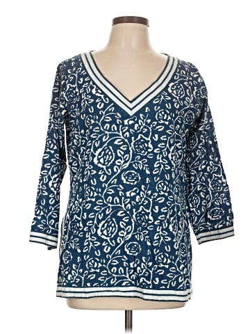 Gretchen Scott Designs 3/4 Sleeve Blouse (view 1)