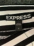Express Stripes Black Casual Skirt Size 8 - photo 4