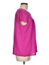Gibson Pink Short Sleeve Blouse Size M - photo 4