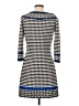 Max Studio Print Blue Casual Dress Size S - photo 2